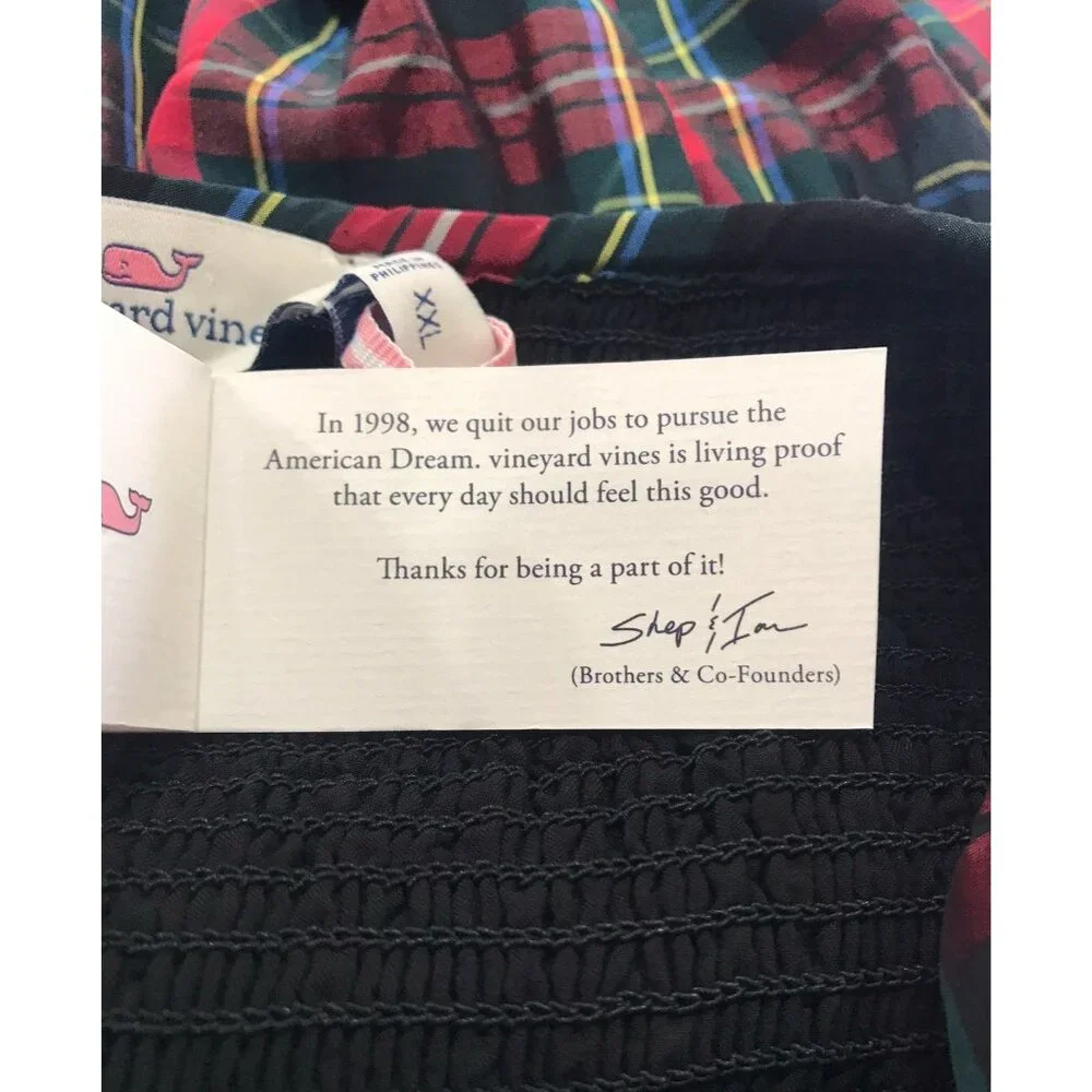 Vineyard Vines approximate measurements